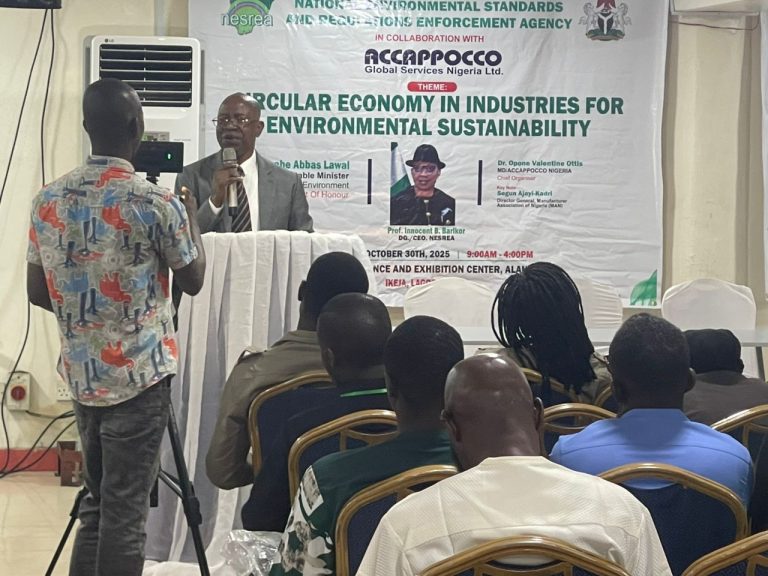 NESREA Holds Circular Economy Training for Industry Operators